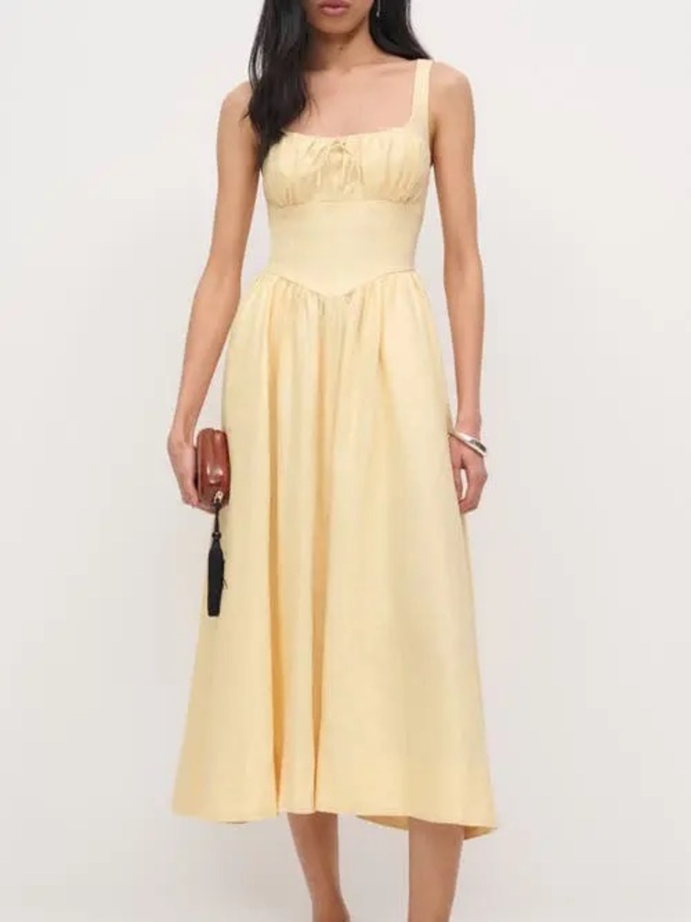 Reformation Balia Linen Dress NWT